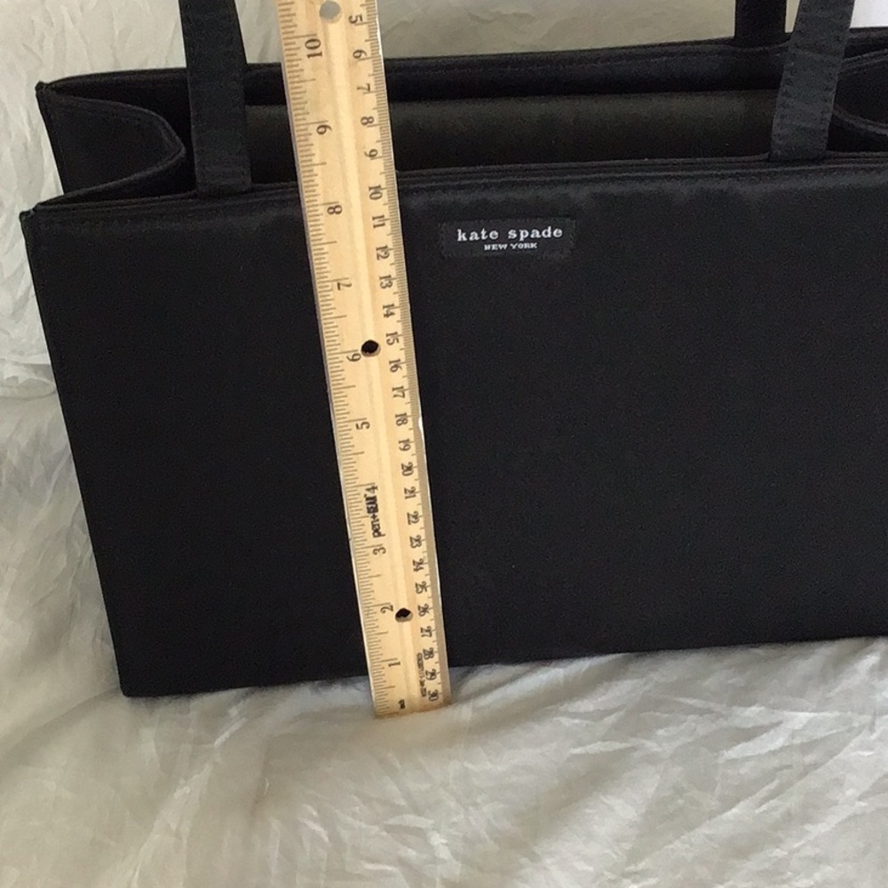 Kate Spade New York Sam Icon nylon tote bag in black. - Picture 14 of 16